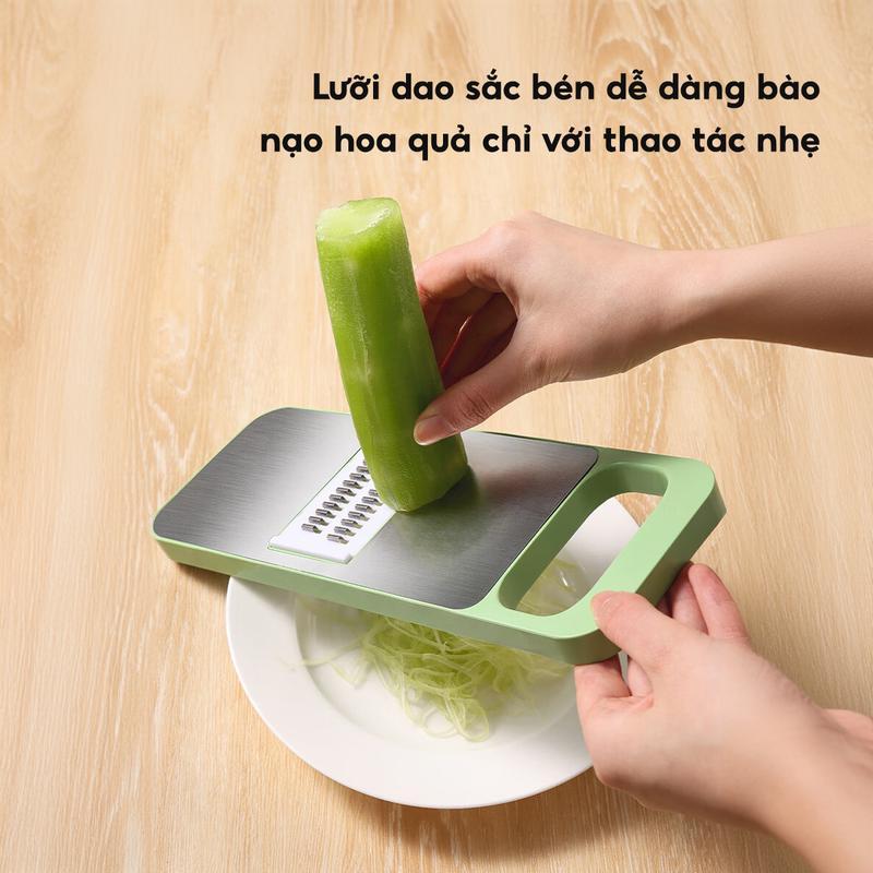 Product Introduction of Bộ Dụng Cụ Nạo Rau Củ Quả Đa Năng 6 Lưỡi Dao INOX 304 JYoohome Đồ Bào Rau Củ Đa Năng Thái Lát Cụ Bào Sợi 3