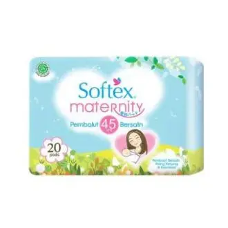 Softex Maternity  Pads 45cm Isi 20 Pads - Pembalut Bersalin 45 cm 2