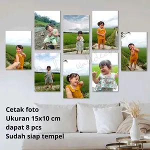 (BISA COD) CETAK FOTO UKURAN 4R ISI 8 PCS / CETAK FOTO MURAH DAPAT BANYAK / CETAK FOTO 4R