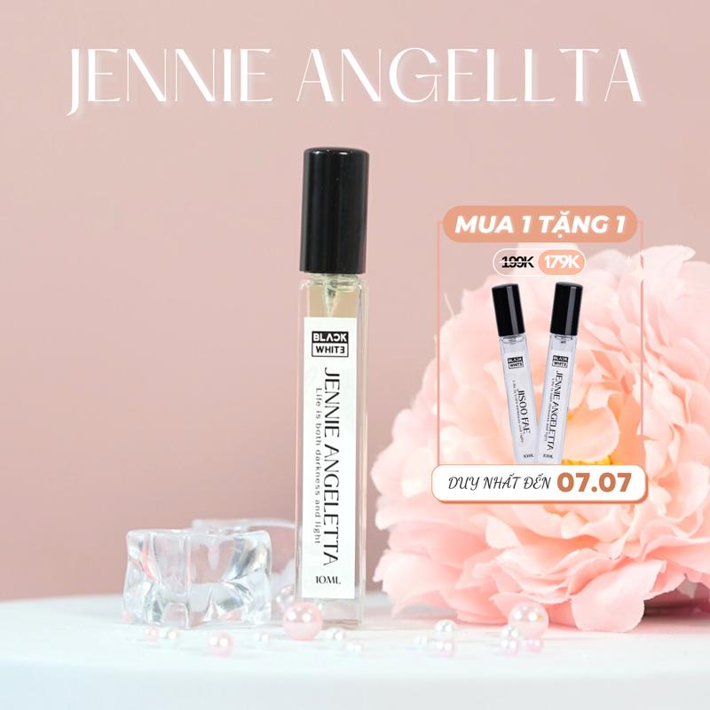 [Mua 1 Tặng 1] Nước Hoa Nữ Chính Hãng Jennie Angeletta Kiêu Sa, Quý Phái - 10ml