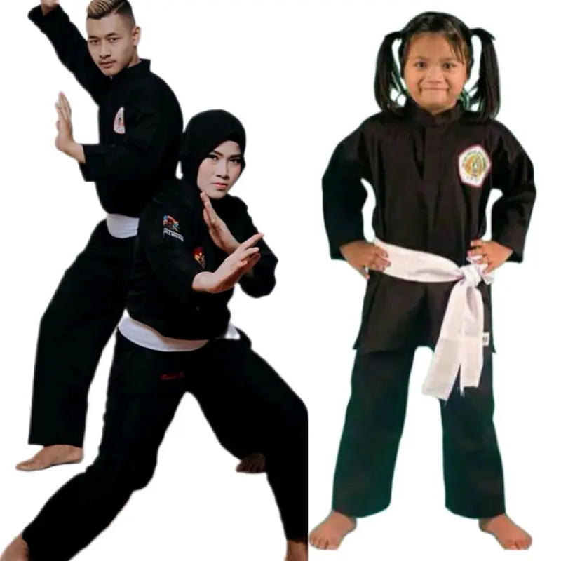 Seragam SILAT ANAK & DEWASA bunus IPSI bordir Nyaman Uniseks Set Sport Outdoor 1