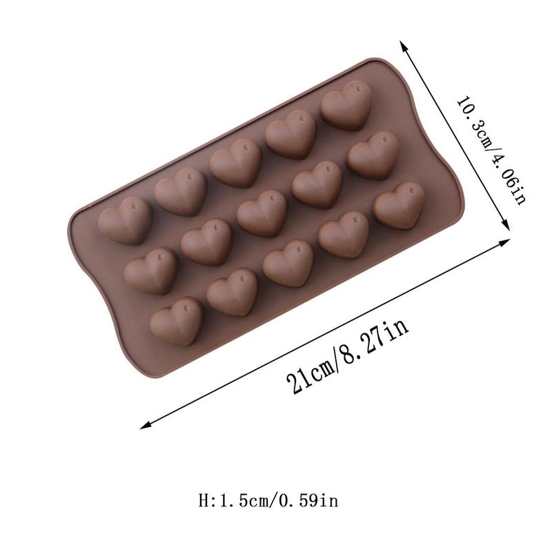 Product Introduction of Washable Reusable Heart Shaped Silicone Patch Mold, Multi-grid DIY Resin Mold, Handmade Mold for Pendant Ornament Candle Soap Making 13