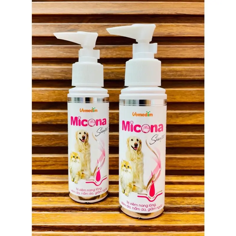 Sữa Tắm Nang Lông Viêm Da Nấm Da Cho Chó Mèo Micona Vemedim Azipetshop 4