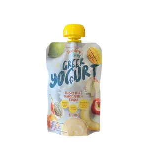YUMMY BITES - Greek Yogurt & Custard 100g | Yogurt untuk Mpasi Bayi