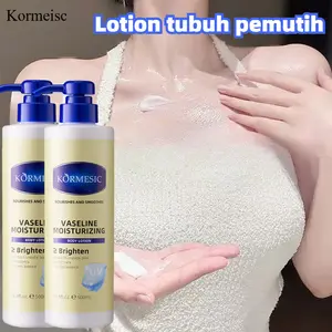 Va-seline Bleaching Badan Pemutih Lotion 500 ML Whitening Body Lotion Bleaching Permanen Cepat dan Ampuh 100% Asli Cream Pemutih Badan Pelembab Whitening Body Lotion Pencerah Tubuh Cream Menghilangkan Kulit Ayam Moisturizing Cream