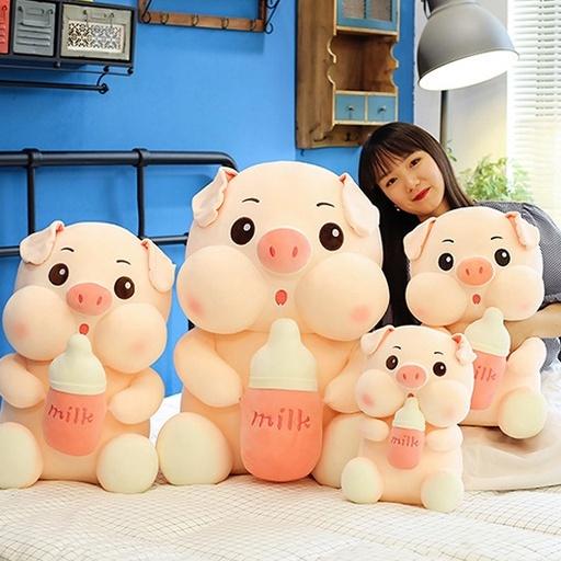 Gấu Bông Heo Ôm Bình Sữa Khổng Lồ 1M Hàng Cao Cấp Vải Nhung Siêu Mịn 100% Gòn Tinh Khiết Thú Bông Thú Nhồi Bông Thú Bông Thú Nhồi Bông Đồ Chơi Toy Phát Nhạc gaubong to