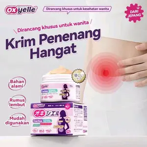 [V+] Oxyelle Gel  Pelancar Hangat Herbal Original Krim Penenang & Nyaman