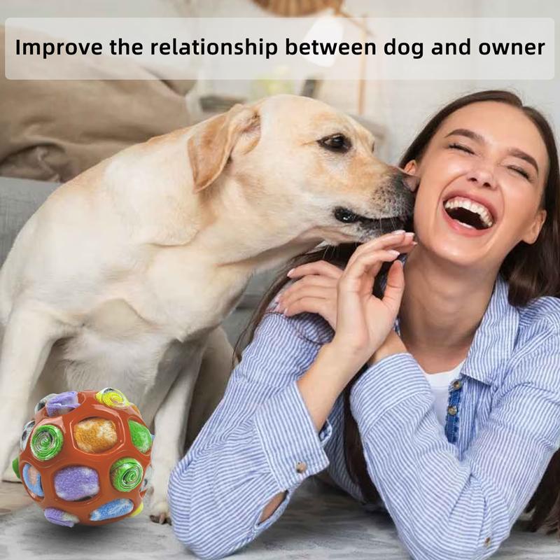 Dog Chew Toy Ball, Interactive Dog Teething Toy Ball, Pet Chew Toy Ball, Dogs Teeth Cleaning Ball, Fun Indoor and Outdoor Playing Ball for Small Medium Large Dogs 5