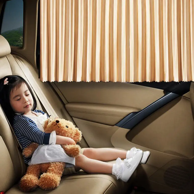 Bộ 4 Rèm Chắn Nắng ô tô xe hơi xe con chất liệu vải - che nắng hiện đại, Sỉ lẻ phụ kiện ô tô 3