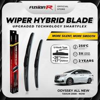 Gambar Fusion R | Wiper Kaca Mobil Honda ODYSSEY Karet Wiper Frameless Hybrid Blade Set Premium - 2003-2008 dari Fusion R Official Kab. Tangerang 1 Tokopedia