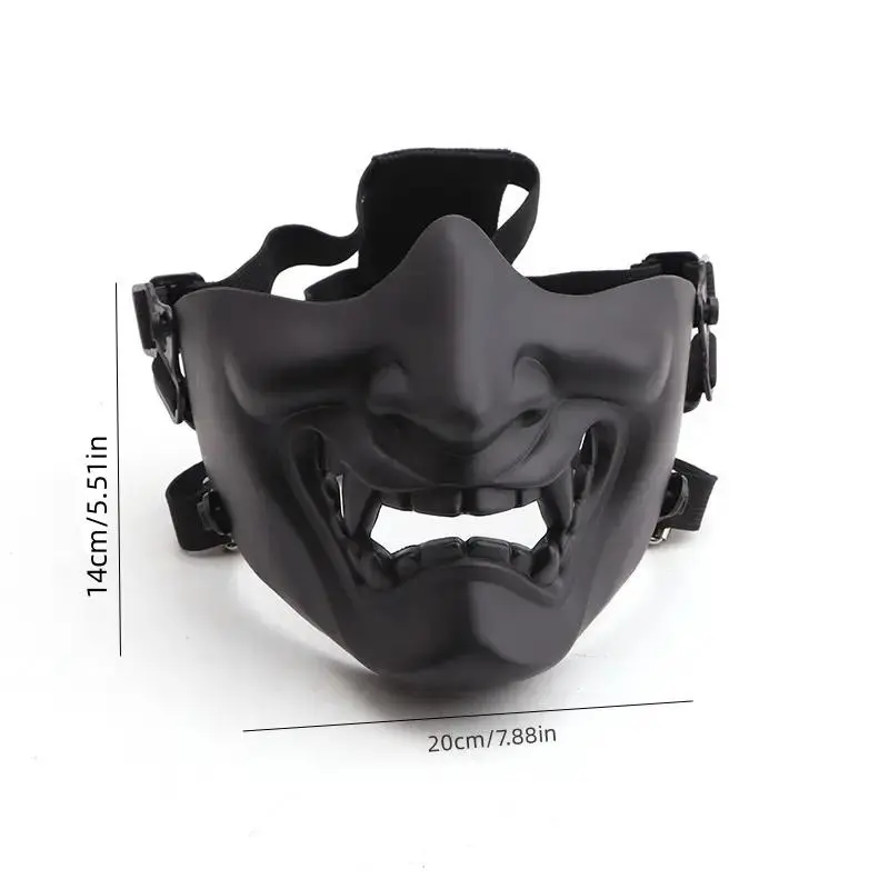 Summer Half Face Protective Mask, Army Fans Supplies, Tactical Face Protection Mask, Halloween Costume Ideas, Party Cosplay Costumes Accessories 1