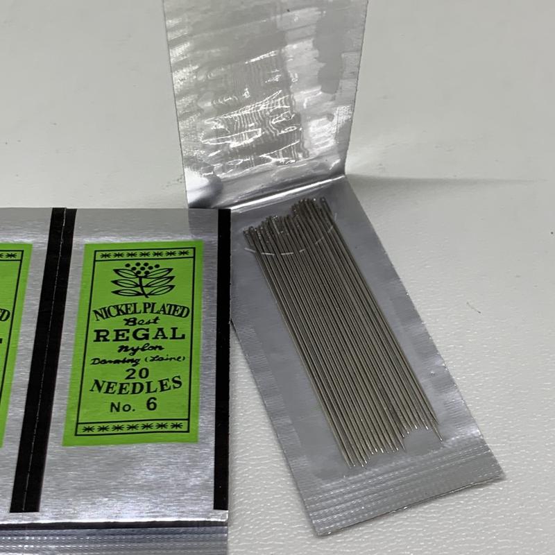 Jarum Payet Regal Tangan Jahit Som 1 Pcs Bungkus 1 - Ukuran Jarum Semakin Besar, Semakin Kecil Jarumnya 0