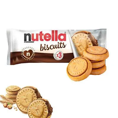 Bánh Nutella Biscuits 41.4G Ăn Vặt Chocolate Food Snack 0