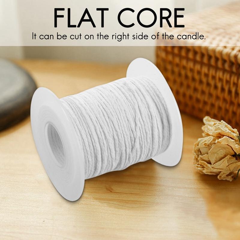 Candle wick, flat wick, round wick, lamp wick, coil - 61 M, for the production of candles 2