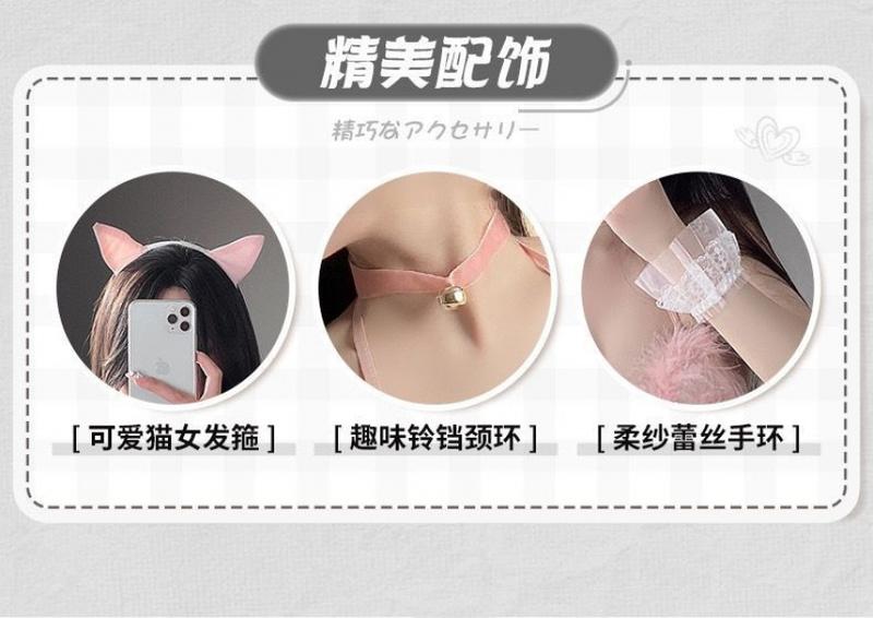 Product Introduction of Đồ Lót Gợi Cảm, Meow Girl, Phong Cách Bikini, Bộ Đồ Đồng Phục Cám Xúc, Bộ Đồ Ngủ Cám Xúc Hấp Dẫn, Bộ Đồ Hở Cây, Thời Trang Mới Cho Năm 2025, Bán Chạy 11