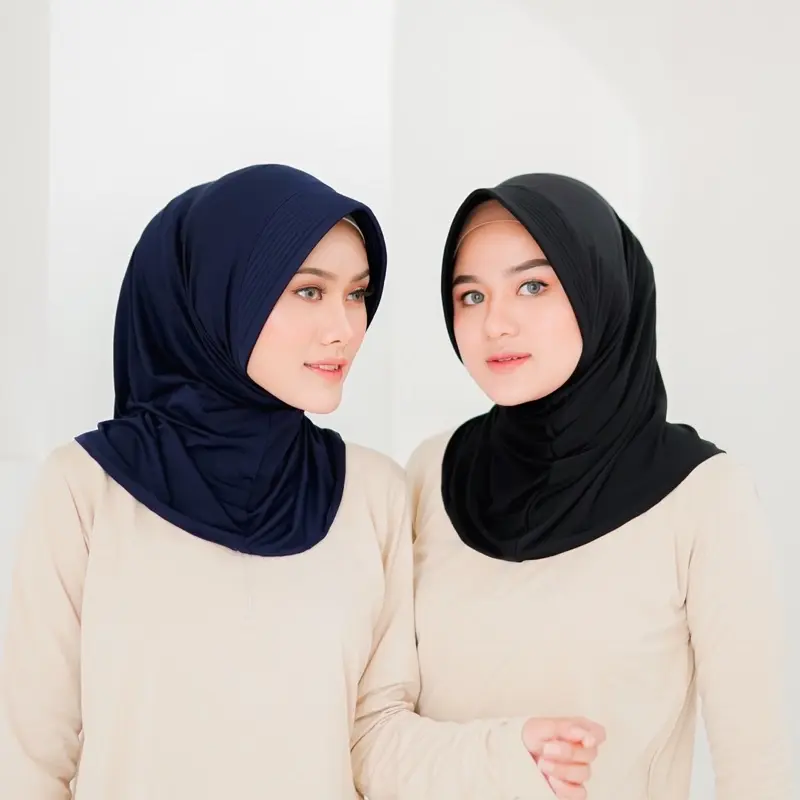 Zeba Hijab Clemira Bergo Sport / Hijab Bergo Sport / Hijab Bergo Instan Kerudung Lembut Nyaman Sporty Muslim Sekolah