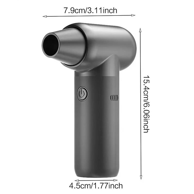USB Rechargeable Electric Air Duster, 3-speed Wind Speed Up To 180000RPM Electric Air Blower, Adjustable Cordless Blower for Home & Car 1