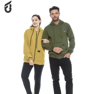 FUB  HOODIE SWEATER ZIPPER RESLETING BORDIR 280 GMS TEBAL LEMBUT UNISEX Pria Wanita Distro