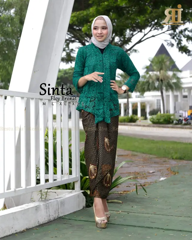SET KEBAYA KONDANGAN WARNA KUNING TERBARU SINTA 2022 / KEBAYA PESTA / ATASAN KEBAYA SET WANITA REMAJA 5