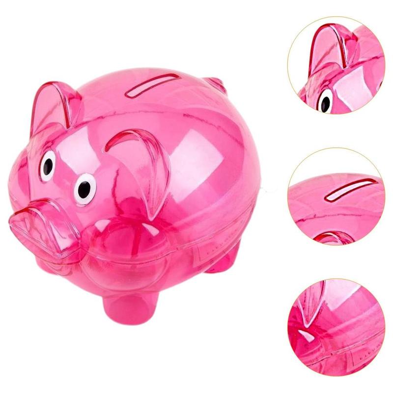 Product Introduction of Pig Piggy Bank Money Saving Box Figurine Saving Jar Gift Storage Desk Organizer Money Bank for Baby Shower Nursery Christmas 2