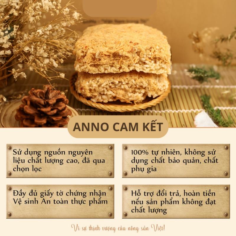 Cơm cháy chà bông gạo nếp, gạo lứt Anno Food thơm ngon, giòn rụm (Đặc sản Sài Gòn) 4