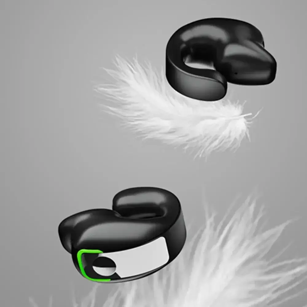 Wireless bone conduction earphones: single Bluetooth, waterproof, with Mic, ideal for sports and fitness