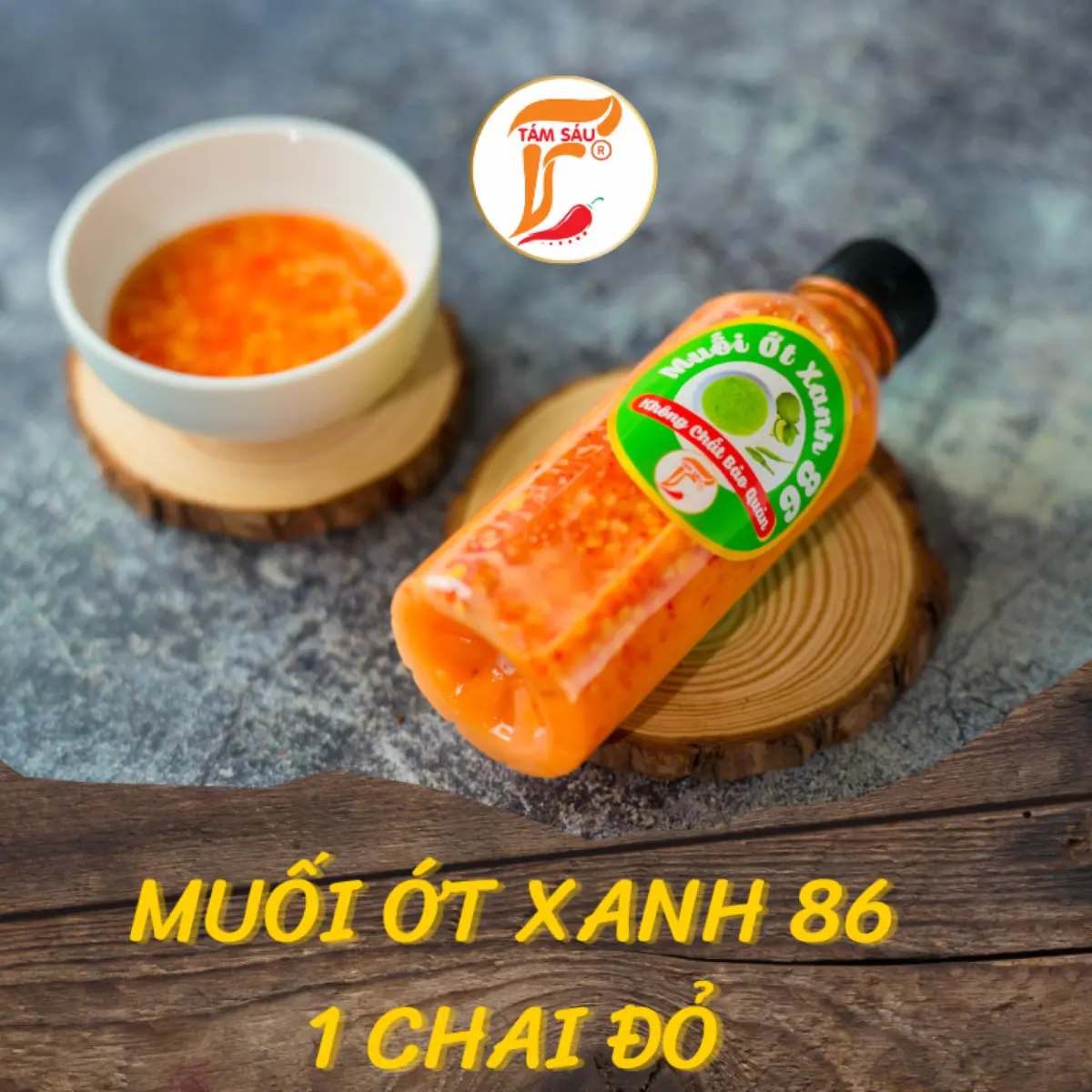 MỘT CHAI  MUỐI  ỚT  ĐỎ 86