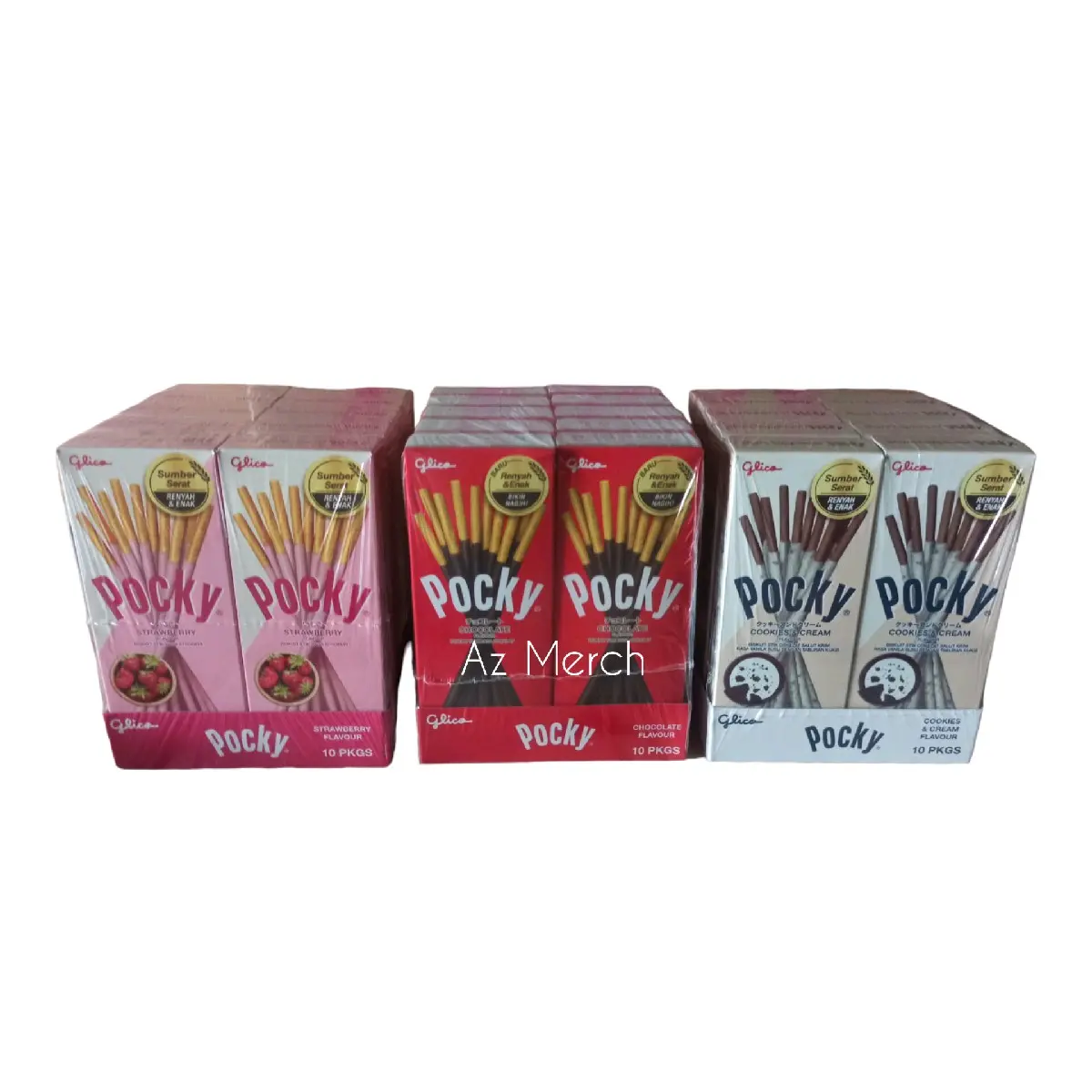 Pocky Mini 22gr 1 Box isi 10 All Varian Rasa