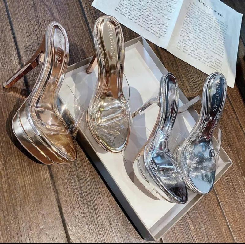 Giày cao gót 13p mũi tròn siêu sang chảnh-GIÀY HOA HẬU SIÊU SANG.