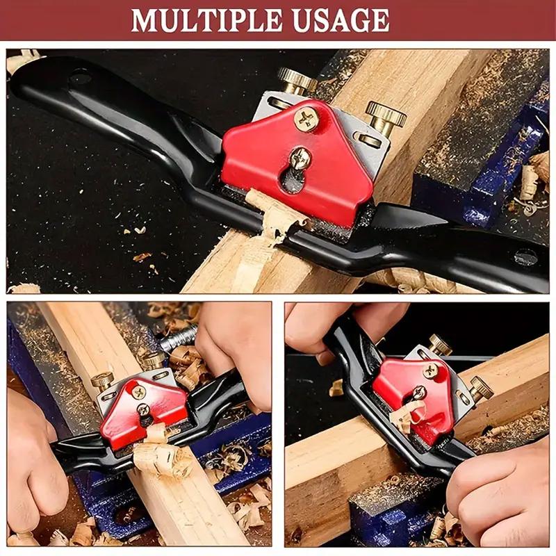 Bào gỗ mini bằng tay dụng cụ làm đồ gỗ Mô Hình - Lưỡi thép SK5 cao cấp 210mm 3