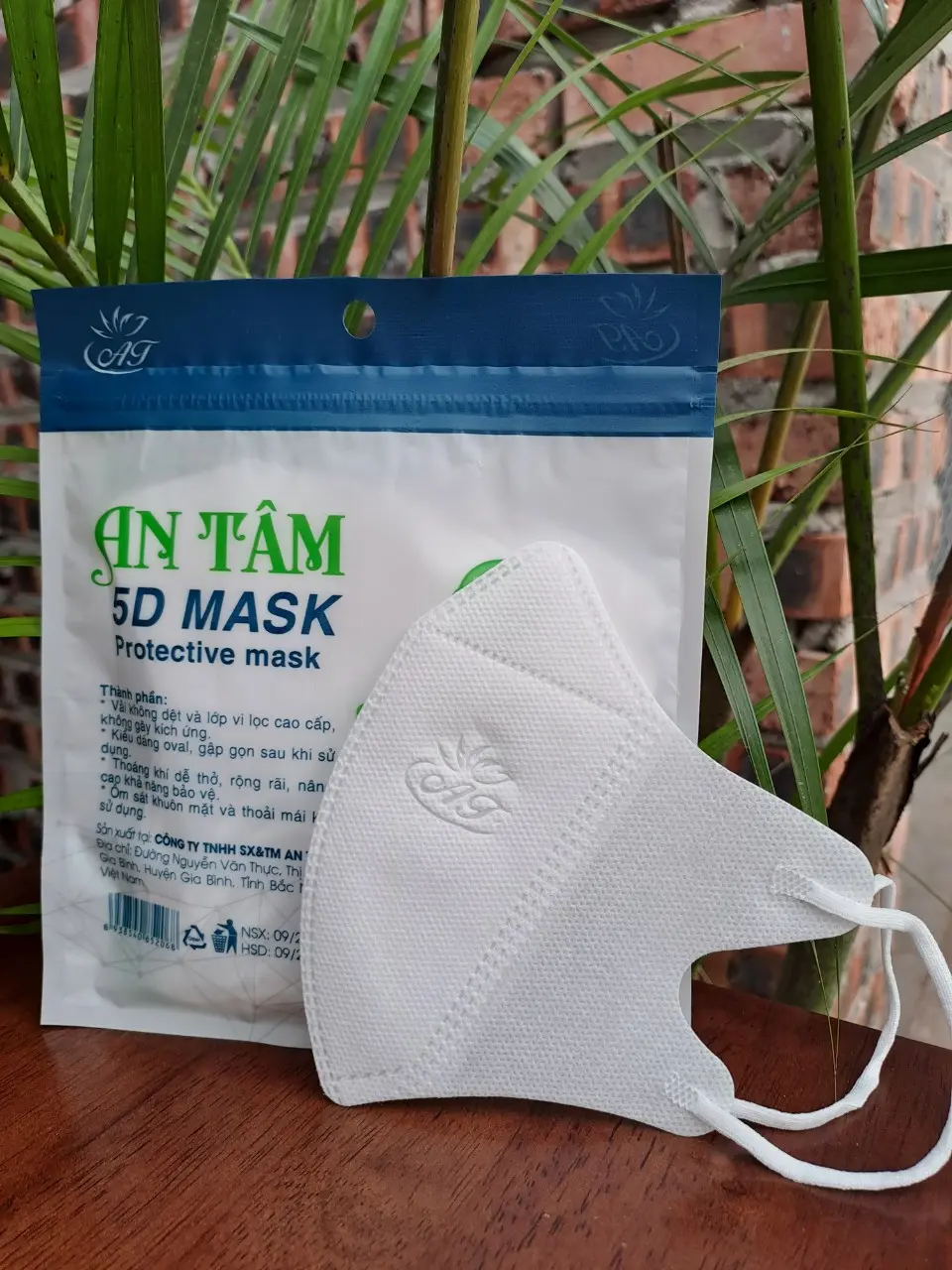 Khẩu trang 5D An Tâm thùng 200 chiếc, kháng khuẩn, kháng bụi