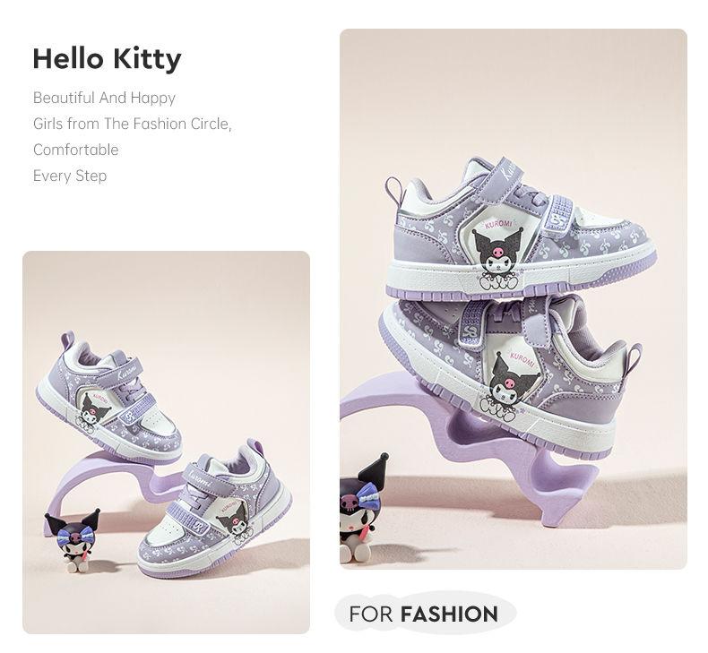 Product Introduction of Giày Trẻ Em, HELLOKITTY, Thiết Kế Kuromi, Dành Cho Bé Gái, Giày Thể Thao Trẻ Em Dễ Thương, Giày Thường Ngày Hợp Tác 15