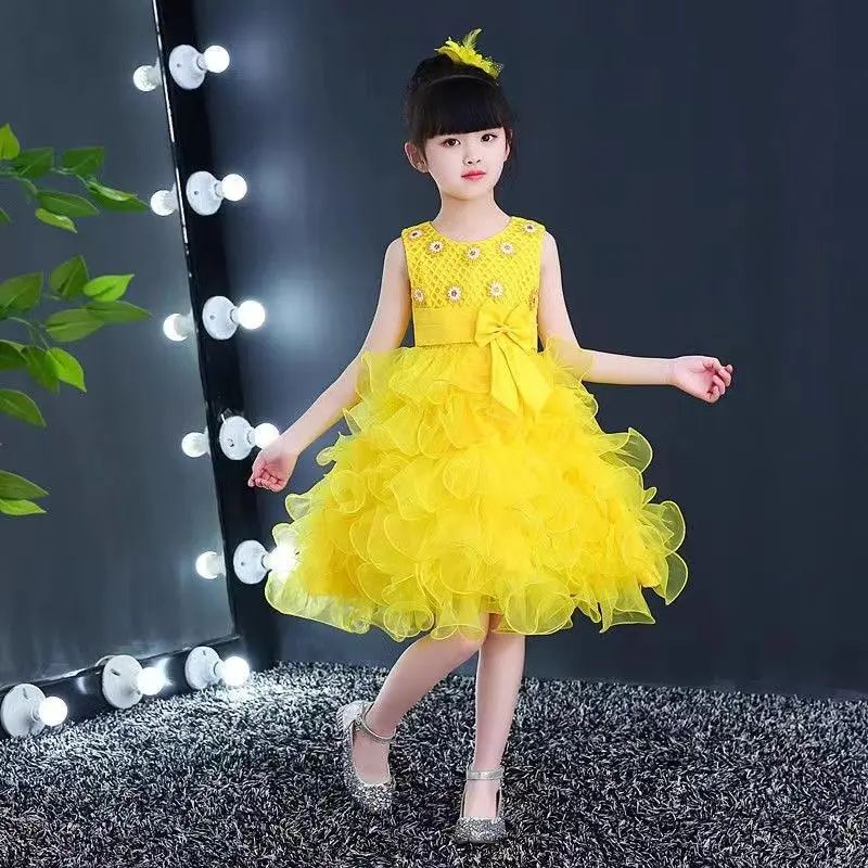Trang Phục Biểu Diễn Ngày Trẻ Em, Quần Áo Mẫu Giáo, Váy Tutu Vải Tuyn Khiêu Vũ, Trang Phục Biểu Diễn Cô Gái Công Chúa Trường Tiểu Học 3