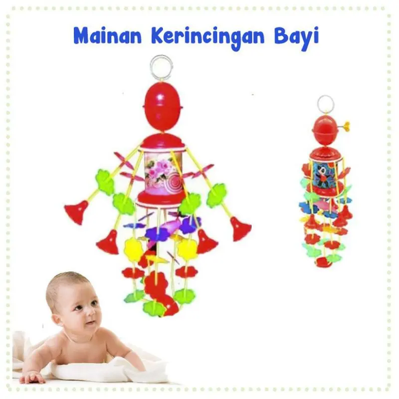 MAINAN GANTUNGAN PUTAR BAYI MUSIK MERRY GO ROUND
