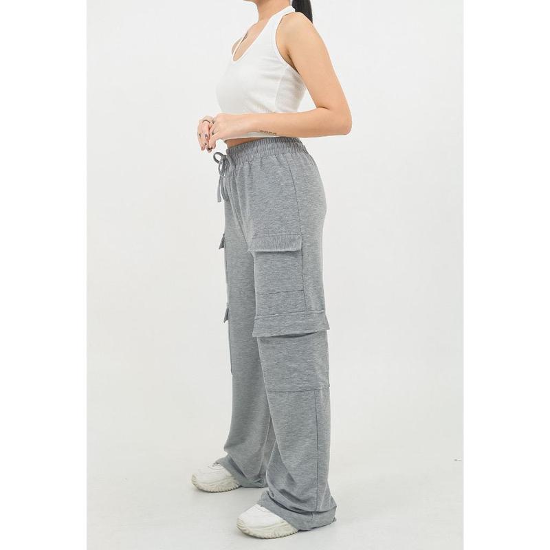 CELANA JOGGER JOOLY BASIC PANTS WANITA CARGO - CELANA PANJANG WANITA KULOT 3