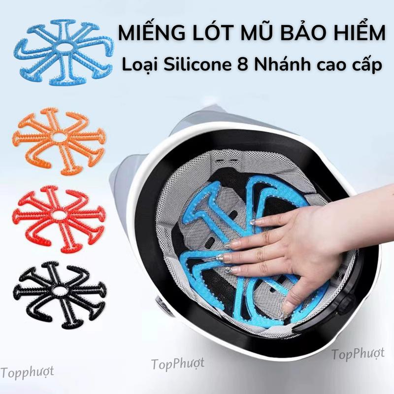 Lót mũ nón bảo hiểm Silicon chống nóng chống biến dạng thông thoáng Tấm lót mũ bảo hiểm xe máy có lỗ thông hơi