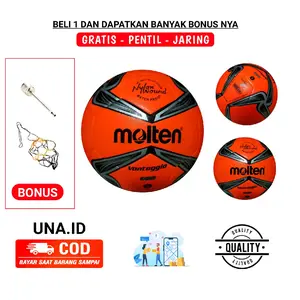 Bola Futsal Press Warna Orange Size 5 Super Best Quality - Kulitas Premium - Outdoor, Ball
