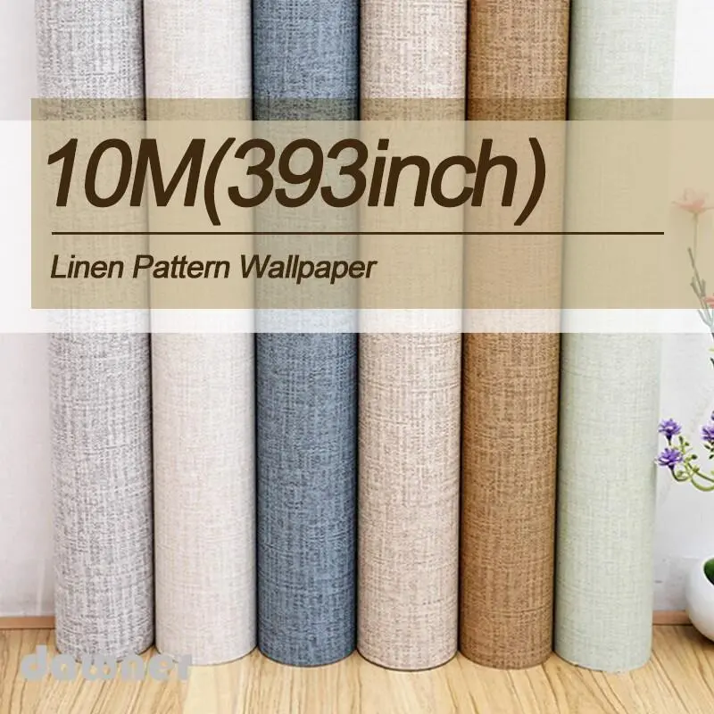10M Pvc Seldhesive Wallpaper en Pattern Home for Bedroom Decor Living Room Sticker