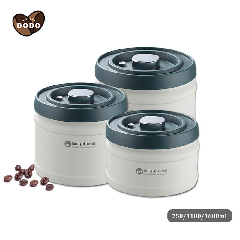 Hộp đựng cà phê hạt hút chân không Hộp đựng trà cafe thép không gỉ 750ml 1100ml 1600ml Bình đựng cà phê kín khí Đựng Gia Vị 