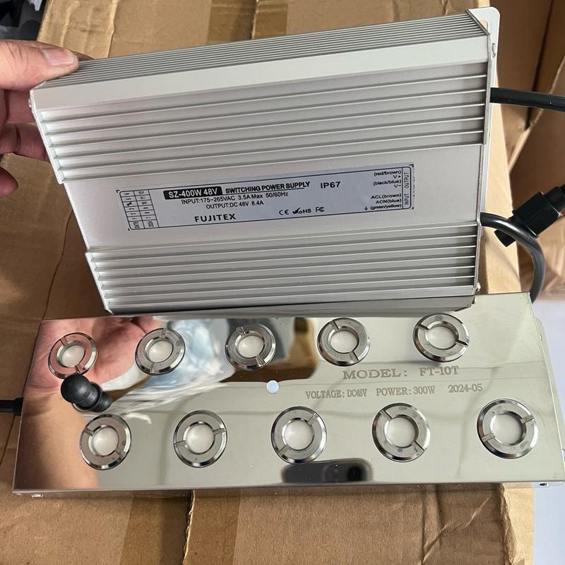 Combo vỉ phun sương 10 mắt + nguồn 48v 2