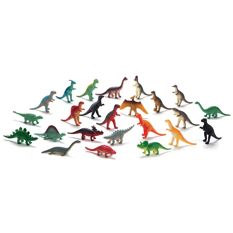 Dinosaur Series Jurassic Small Size Simulated Dinosaur Models Toy Bag 24 One Gifts for Boys and Girls