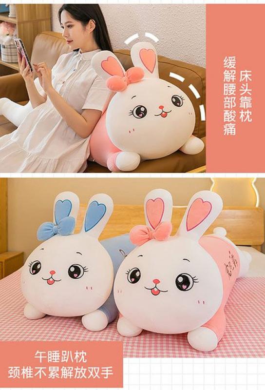 Product Introduction of Mainan Mewah Bantal Arnab Berbaring, Reka Bentuk Comel, Anak Patung Ragdoll, Bantal Tidur Panjang, Sesuai sebagai Hadiah Hari Jadi untuk Teman Wanita Toys 16