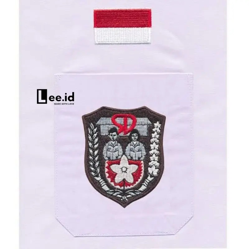 Baju Seragam Sekolah SD Putih Lengan Pendek Kelas 1 - 6 SD 1