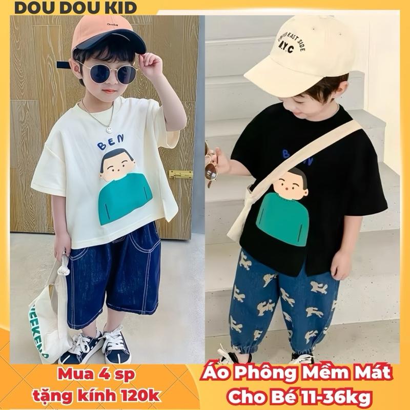 [MUA THEO CHIỀU CAO] AP09 Áo Phông Cho Bé B.E.N 11-35kg,Chất Cotton Cao Cấp Chính Phẩm Cổ tròn