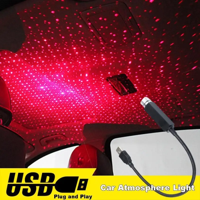 Lampu LED Interior Mobil - USB Car Light Atmosphere 0