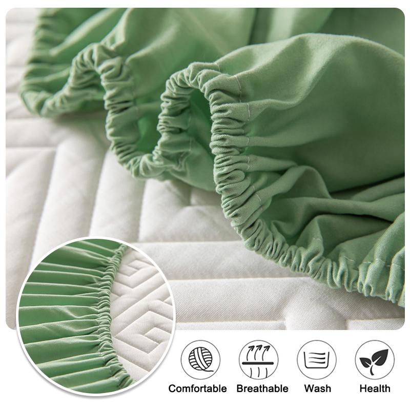 Product Introduction of Waterproof Jacquard Mattress Cover Pad Protector Breathable Durable Fitted Sheet Latex Mat Double Thicken Bed Cover180/220x200cm 11