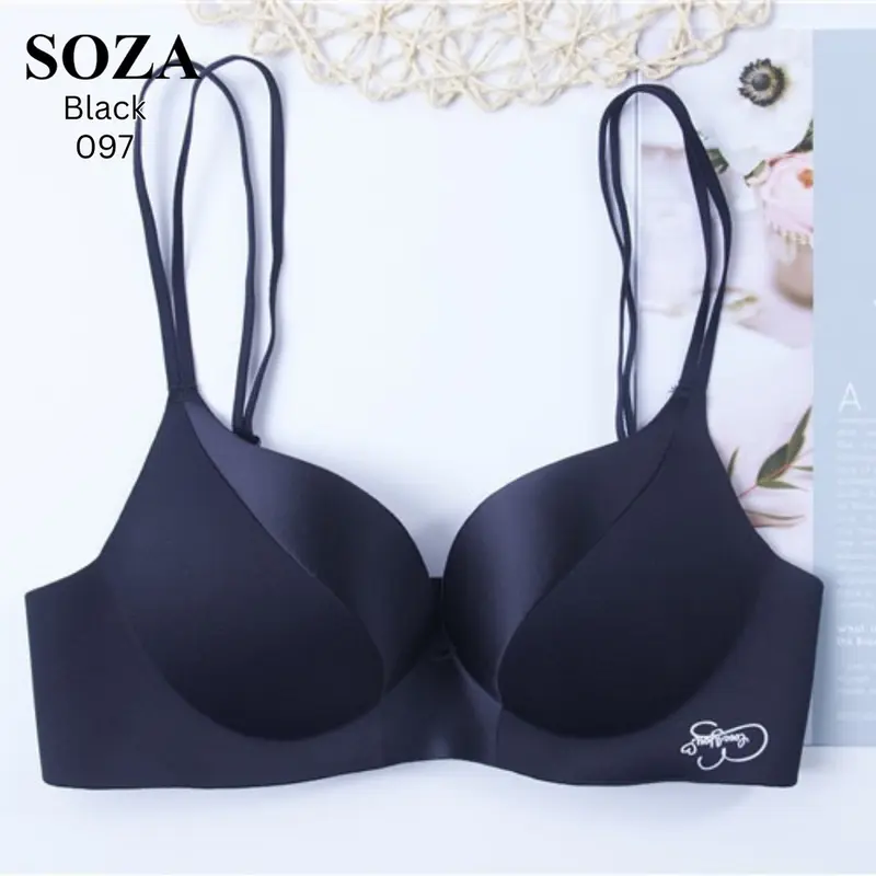 Push Up Bra Motif Polos Deep V 097 Size 34 36 38 Bahan Kualitas Premium Serat Kapas Spandeks Seamless Tidak Membekas Tali Anti Melorot Tidak Nyeplak Jiplak BH Pengait 3 Busa Tipis Tanpa Kawat Remaja Wanita Perempuan Dewasa Cewek Sexy Seksi Pakaian Dalam 8