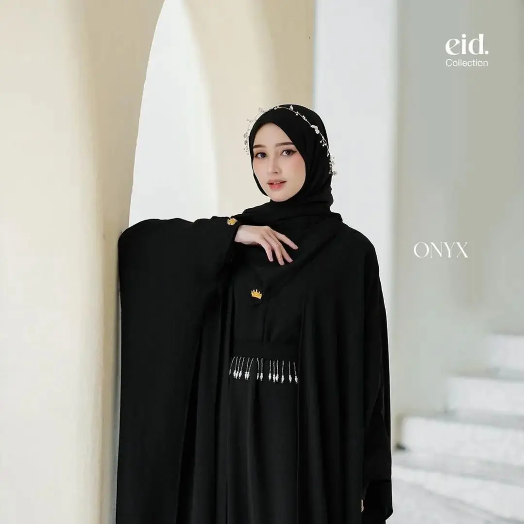 BISA COD - GAMIS MAXI BAHIYYA KAFTAN ABAYA Bahan Crinkle Airflow Premium Gamis Maxi Dress Terbaru 2024 Gamis Dewasa Jumbo Kekinian Dress Modern Kaftan Size Jumbo Motif Polos Lengan Panjang Kaftan Lebaran 2024 Baju Kalong Wanita  Muslim Hitam Rayon Remaja