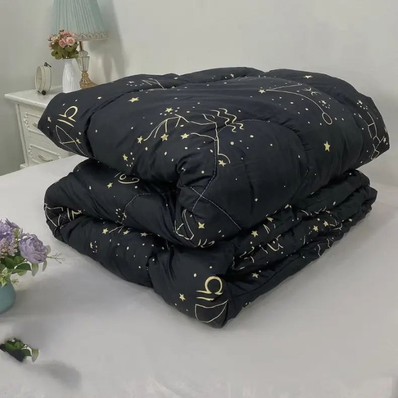 Chăn Phao cotton poly trần bông dày dặn da dạng kích thước M8 x 2M 5