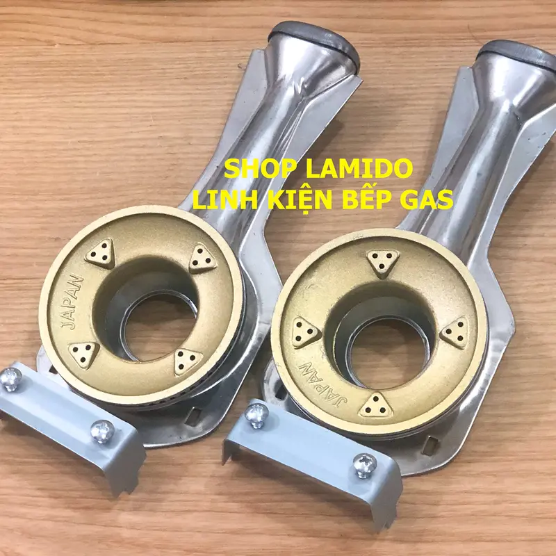 COMBO 2 Bộ Họng đầu đốt bếp gas FUJISHI, Ống điếu + Mâm chia lửa Sen NHÔM N78-S1 JAPAN - ( Có Kèm Bass gắn + Vít) - [ Phụ kiện bếp ga, linh kiện thay thế bếp đôi, đơn ] 7